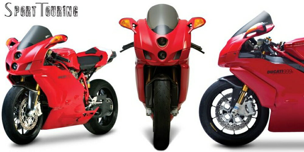 ZERO GRAVITY DUCATI 999/R/S DUCATI 749/DARK/R/S スクリーン スポーツツーリング スモーク 2372802