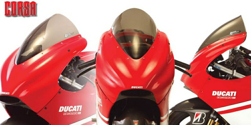 ZERO GRAVITY DUCATI DESMOSEDICI/RR スクリーン コルサ クリア 2473701