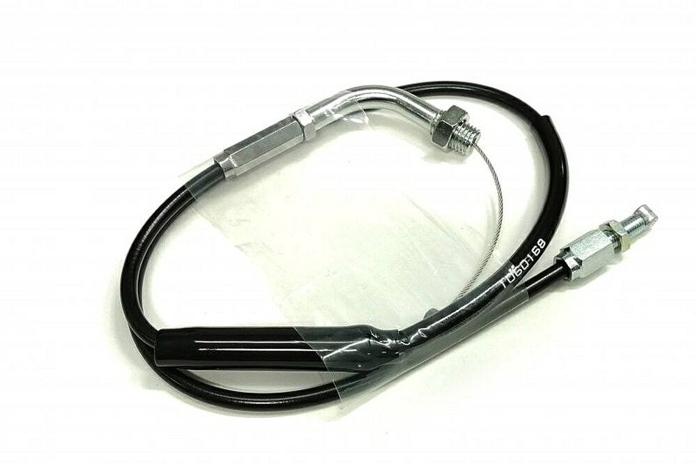 ACTIVE YZF-R1 専用スロットルワイヤー メッキ金具/アウターブラック(引き戻し共通...