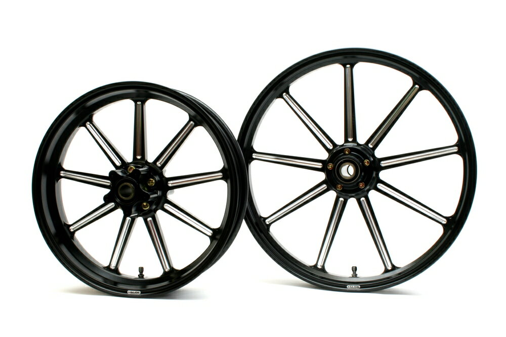 GLIDE HARLEY DAVIDSON DYNA FXD/SPORTSTER アルミ鍛造ホイール(9S) F 215-19 (ダブルディスク仕様) コントラスト 31697001