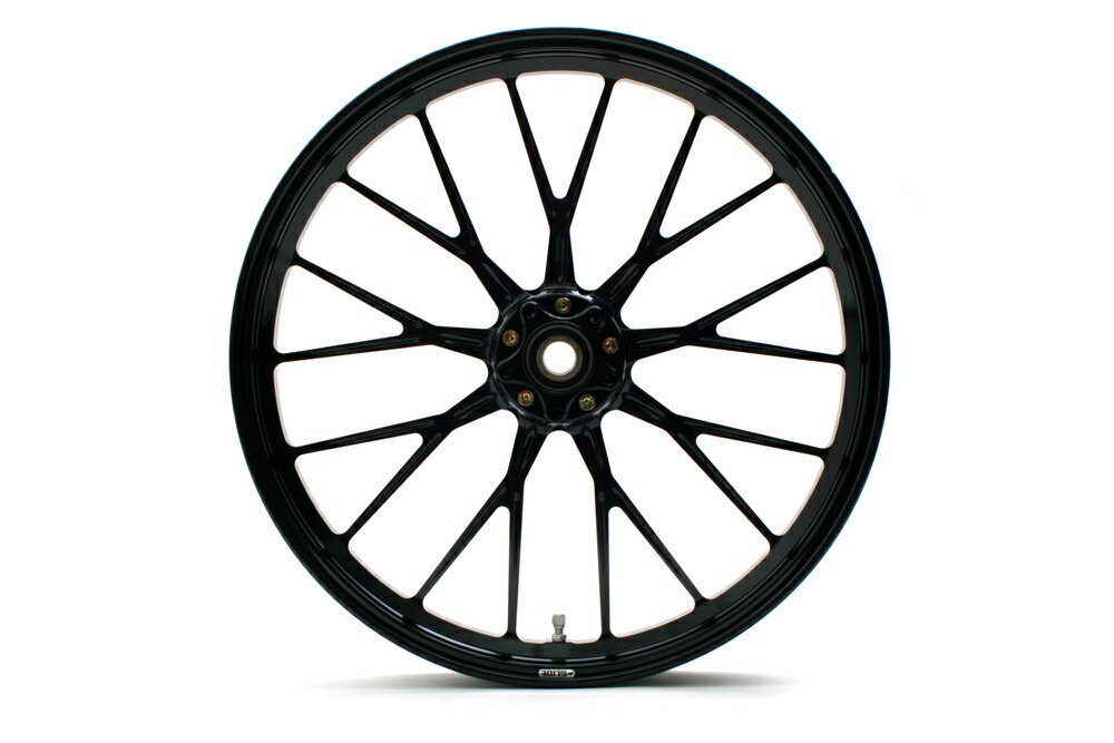 GLIDE HARLEY DAVIDSON SPORTSTER XL1200/SPORTSTER XL883 アルミ鍛造ホイール(S18) F 250-19 (シングルディスク仕様) グロスブラック 31790073