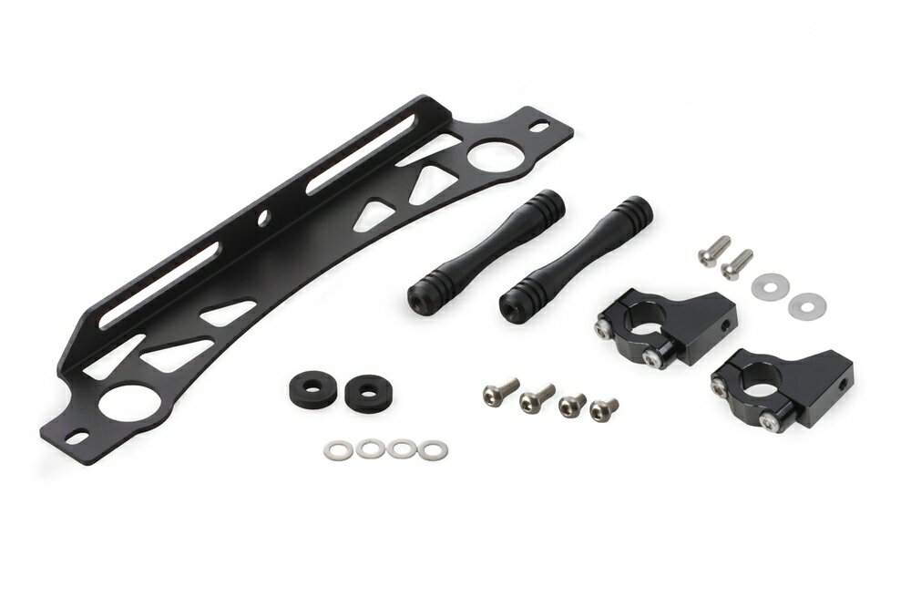 EARL'S GPZ900R/750R ラウンドオイルクーラーステーセット 11-13R ブラック仕様 14057037B