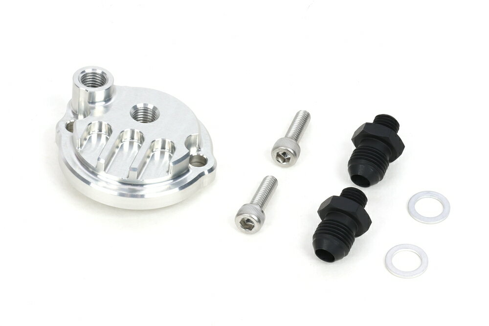 ACTIVE CT125 ハンターカブ オイルクーラーキット取り出しセット #6 (ユニオン:ブラック) 14051124B