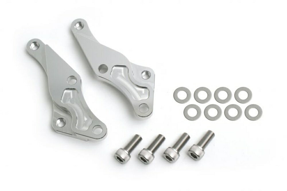 ACTIVE キャリパーサポート シルバー (65mmピッチ4PAD&STDローター径用) 1470009R