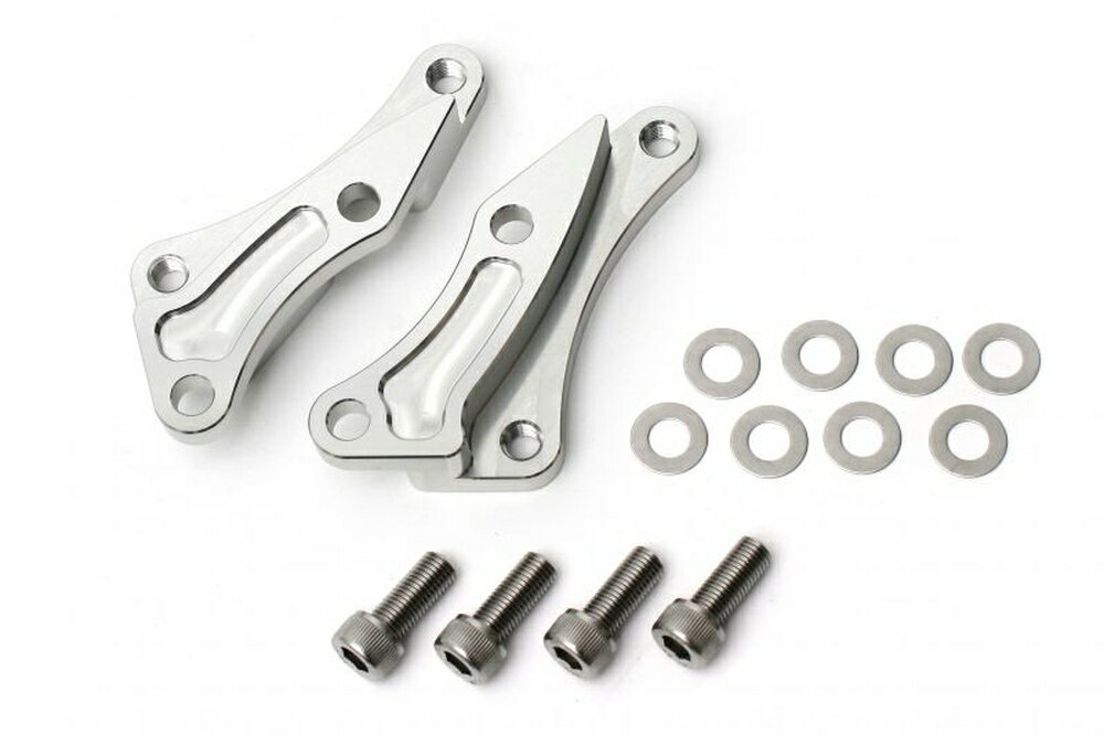 Caliper Supports - ACTIVE キャリパーサポート シルバー (65mmピッチ4PAD&STDローター径用) 1470012S