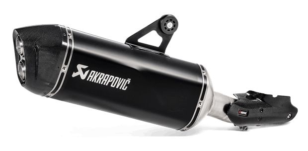 AKRAPOVIC BMW R1250GS/ADVENTURE e4仕様 SLIP ON LINE チタン ブラック S-B12SO23-HAATBL