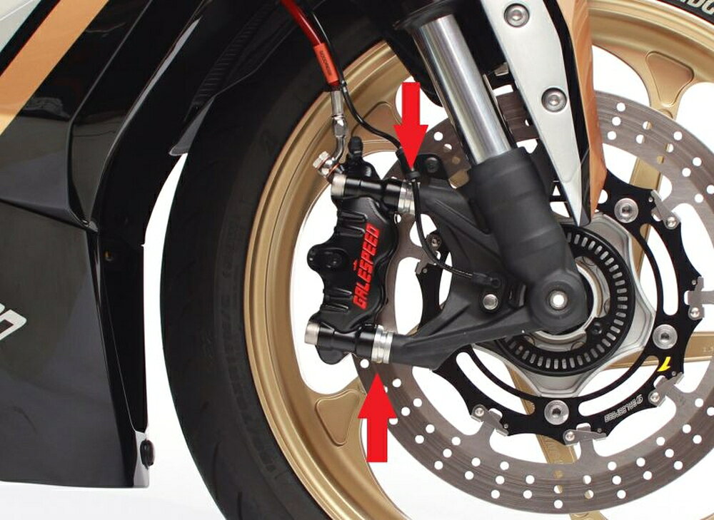GALE SPEED Ninja ZX-25R/SE オフセットカラー12.5mm&クロモリキャップボルト ブラ...