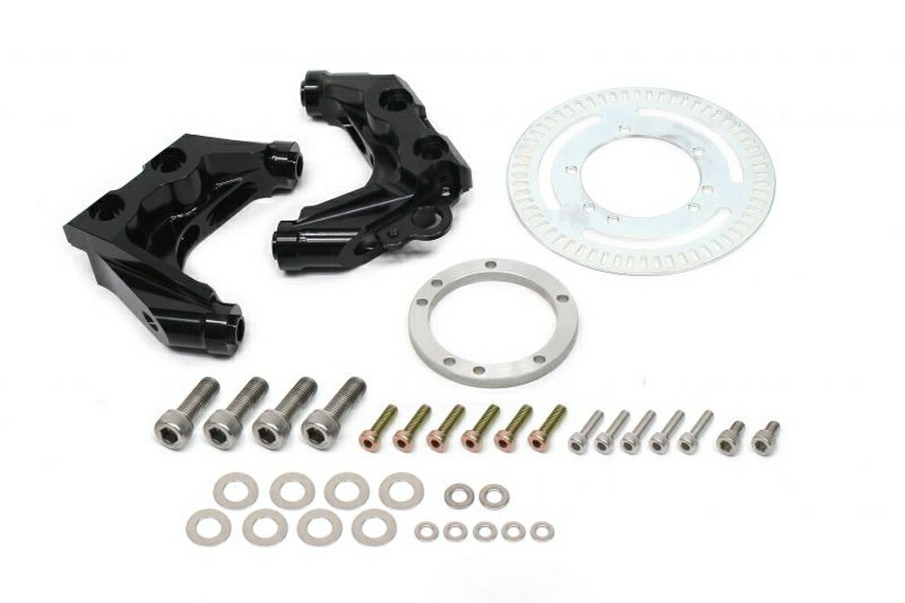 HYPERPRO CB1300SB/ABS CB1300SF/ABS AH1フォーク用 ラジアルキャリパーサポート (108mmピッチ用) ブラ..