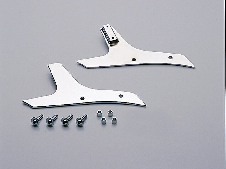 HURRICANE（ハリケーン） スティード600/VLX スティード400/VLX/VCL シーシーバー プレート クロームメッキ HA6422-01