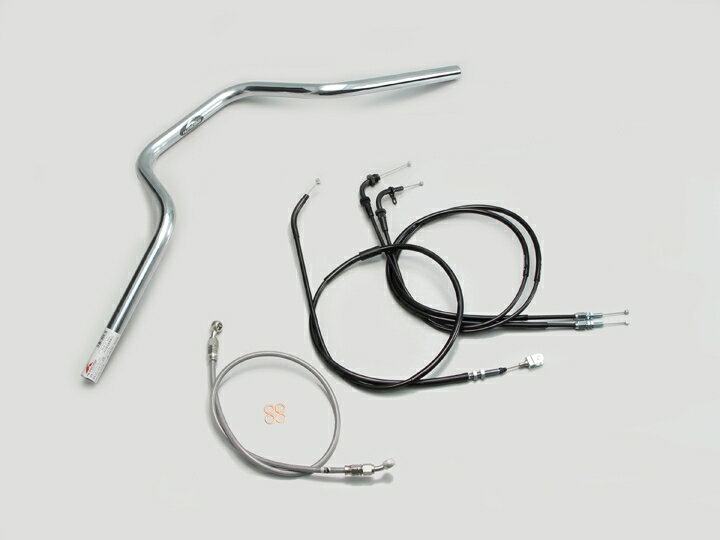 HURRICANE（ハリケーン） ST250/E ヨーロピアン4型 ハンドルSET クロームメッキ H506-073C