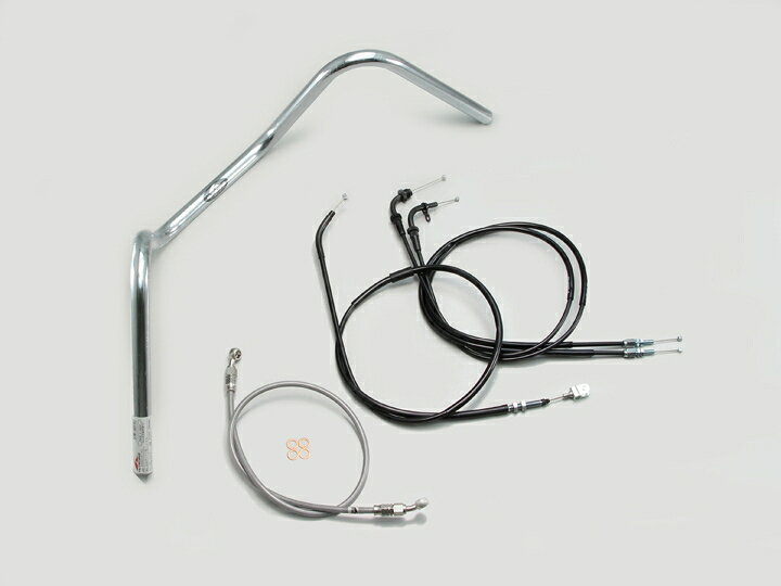HURRICANE（ハリケーン） ST250/E 200アップ1型 ハンドルSET クロームメッキ H506-010C