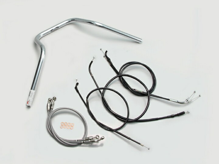 HURRICANE（ハリケーン） ゼファー750/RS ナロー5型 ハンドルSET クロームメッキ H704-049C