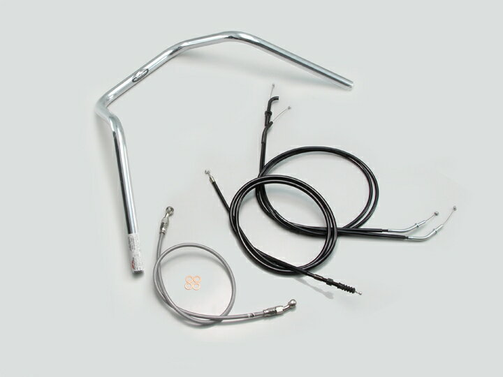 HURRICANE（ハリケーン） W400 200アップ3型プルバック ハンドルSET クロームメッキ H706-013C