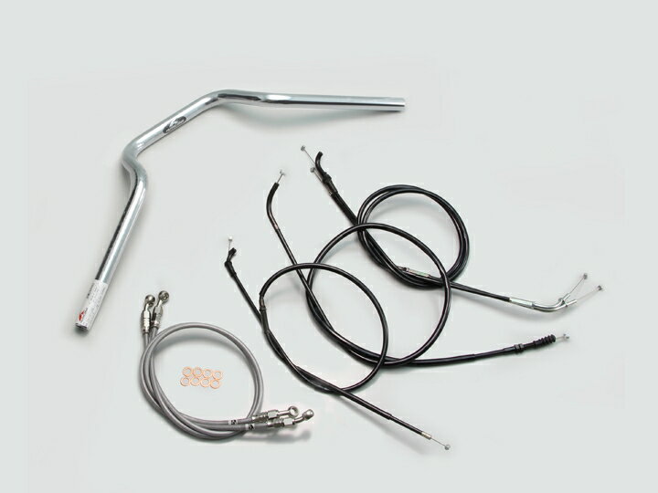 HURRICANE（ハリケーン） ゼファー400/χ クォーター3型 ハンドルSET クロームメッキ H707-903C