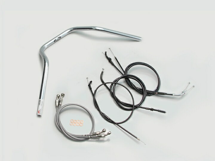 Other - HURRICANE（ハリケーン） ZRX400/2 ナロー4型 ハンドルSET クロームメッキ H708-048C