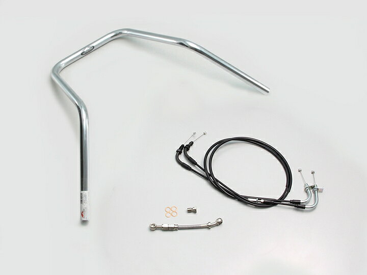 Rakuten - HURRICANE（ハリケーン） ダックス125 ウルトラナロー ハンドルSET クロームメッキ H044-086C