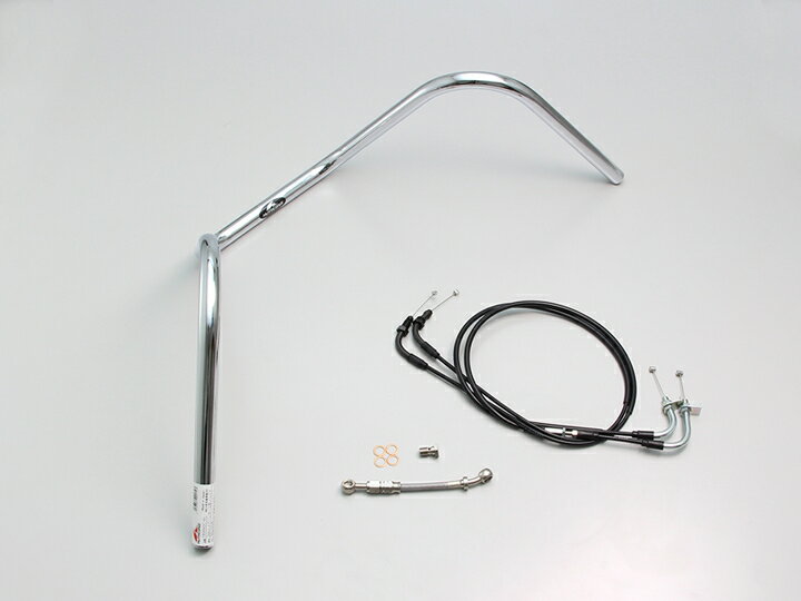 Rakuten - HURRICANE（ハリケーン） ダックス125 300エイプハンガー1型 ハンドルSET クロームメッキ H044-082C