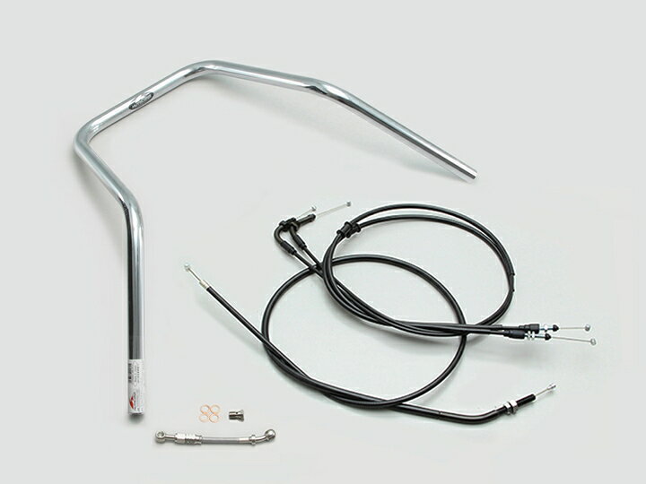 HURRICANE（ハリケーン） モンキー125ABS ウルトラナロー ハンドルSET クロームメッキ H034-086C