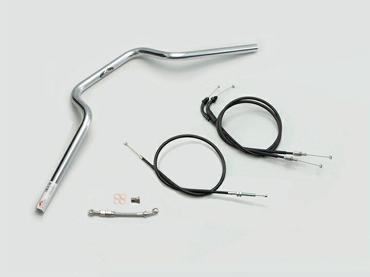 其它 - HURRICANE（ハリケーン） CB125R CB1300P-TYPE ハンドルSET クロームメッキ H033-074C