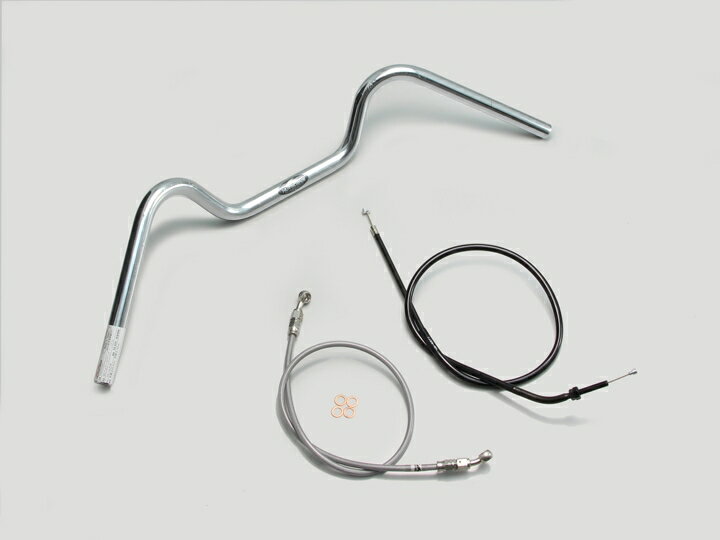 HURRICANE（ハリケーン） GROM 90フォワードアップ ハンドルSET クロームメッキ H024-039C