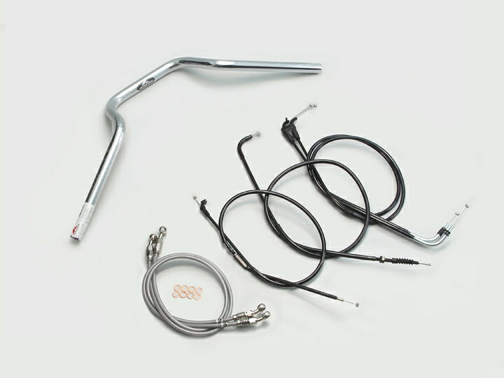 Bar Handle Kits - HURRICANE（ハリケーン） XJR400R クォーター3型 ハンドルSET クロームメッキ H303-903C