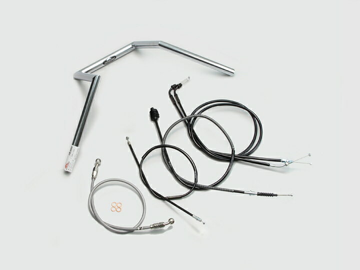 Rakuten - HURRICANE（ハリケーン） SR400 200ロボット1型 ハンドルSET クロームメッキ H304-108C
