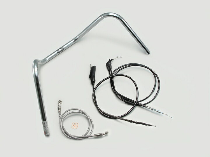 HURRICANE（ハリケーン） TW225E TW200E 300ドロップエンド ハンドルSET クローム...