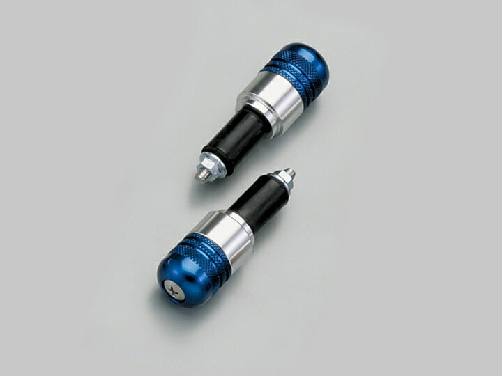 HURRICANE（ハリケーン） φ22アルミサイドキャップ ローレット ブルーアルマイト HB0346BU(2)