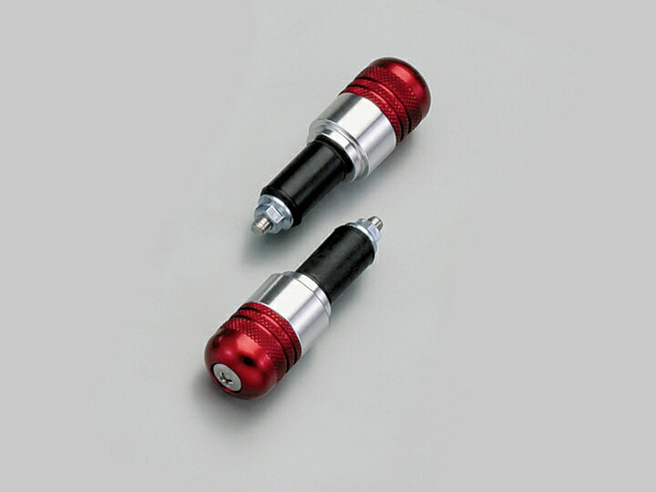 HURRICANE（ハリケーン） φ22アルミサイドキャップ ローレット レッドアルマイト HB0346R