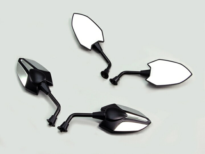 HURRICANE（ハリケーン） ビートルミラー ブラック 取付ネジ M10正 HA6249