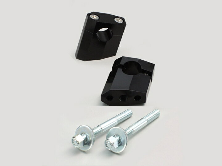 HURRICANE（ハリケーン） GSX1400 GSR750 ヘキサゴン型セットバックホルダー ブラックアルマイト HB0660B