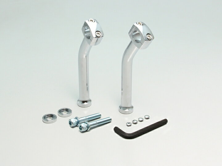 HURRICANE（ハリケーン） ライザーポスト プルバック クロームメッキ 8インチ HB0539