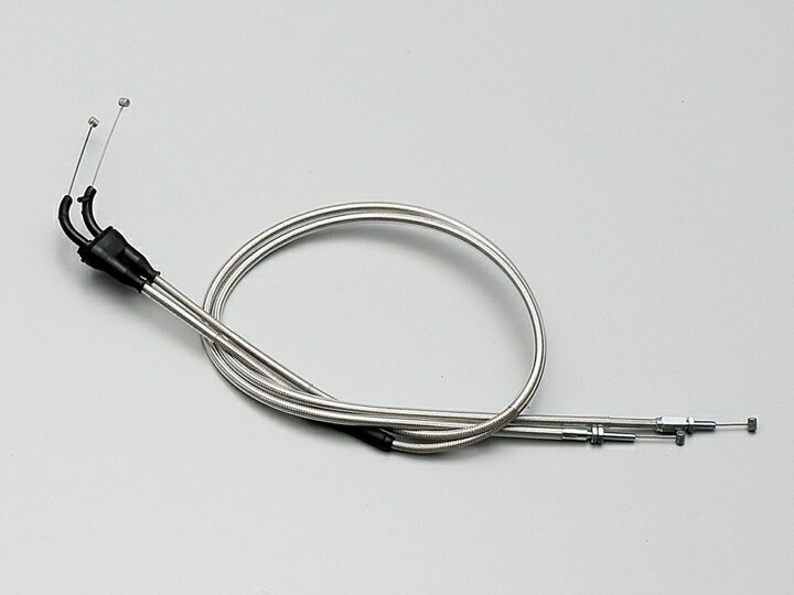 HURRICANE（ハリケーン） TW225E TW200E ロング スロットルケーブル W ステンレスメッシュ アウター長 1065 HB6380M-10