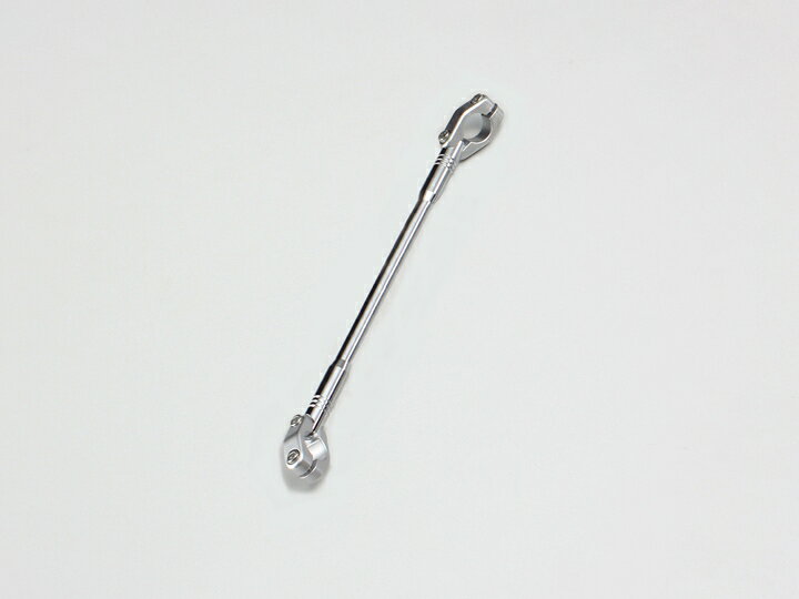 HURRICANE（ハリケーン） ハンドルブレース スリム Lサイズ シルバー&クロームメッキ HB0692C