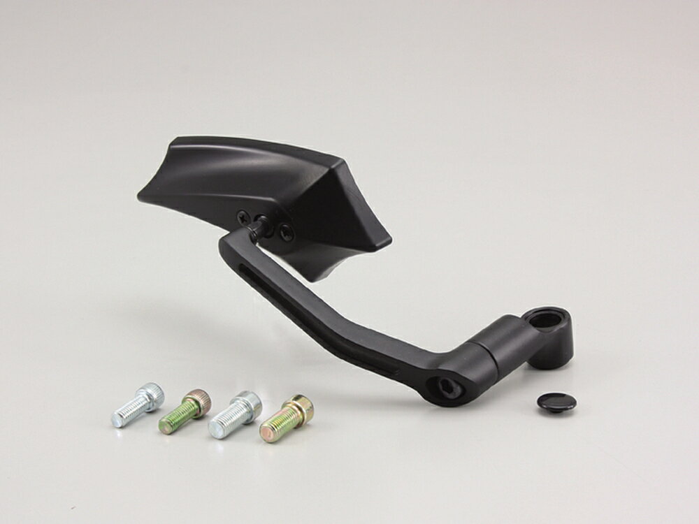 HURRICANE（ハリケーン） デビルウイングミラー オフセットアーム ブラック HA6233B-01