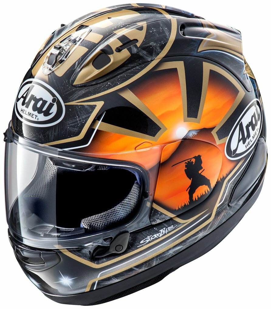 Arai RX-7X PEDROSA SAMURAI SPIRIT（ペドロサ サムライ スピリット） フルフェイスヘルメット 在庫限り