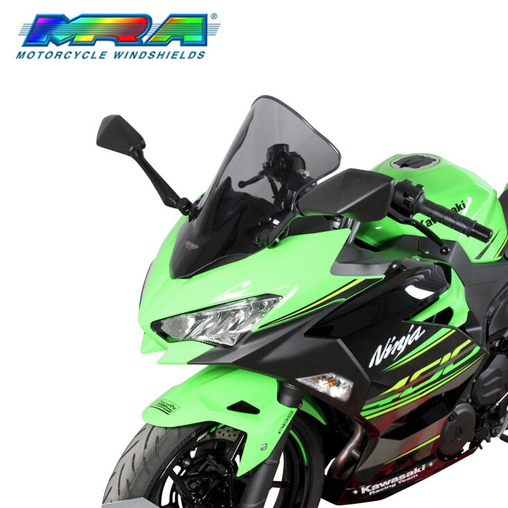 MRA Kawasaki Ninja250/400 レーシングスクリーン（スモーク） MR680S