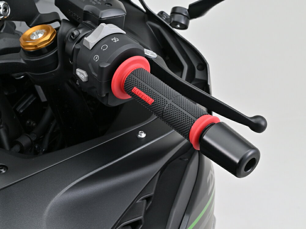 DAYTONA GRIPPY GRIP GG-DUAL-BASE2����Ĺ123mm / ��22.2�ϥ�ɥ��ѡ˥֥�å�/��å� 61802