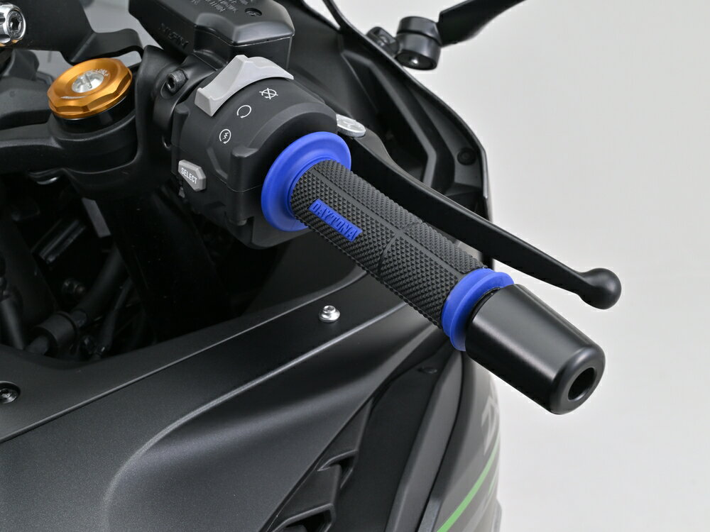 DAYTONA GRIPPY GRIP GG-DUAL-BASE2����Ĺ123mm / ��22.2�ϥ�ɥ��ѡ˥֥�å�/�֥롼 61812