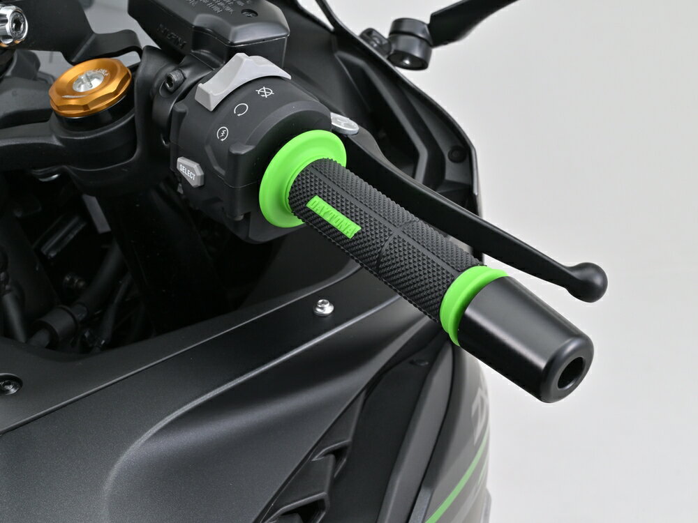 DAYTONA GRIPPY GRIP GG-DUAL-BASE2����Ĺ123mm / ��22.2�ϥ�ɥ��ѡ˥֥�å�/���꡼�� 61814