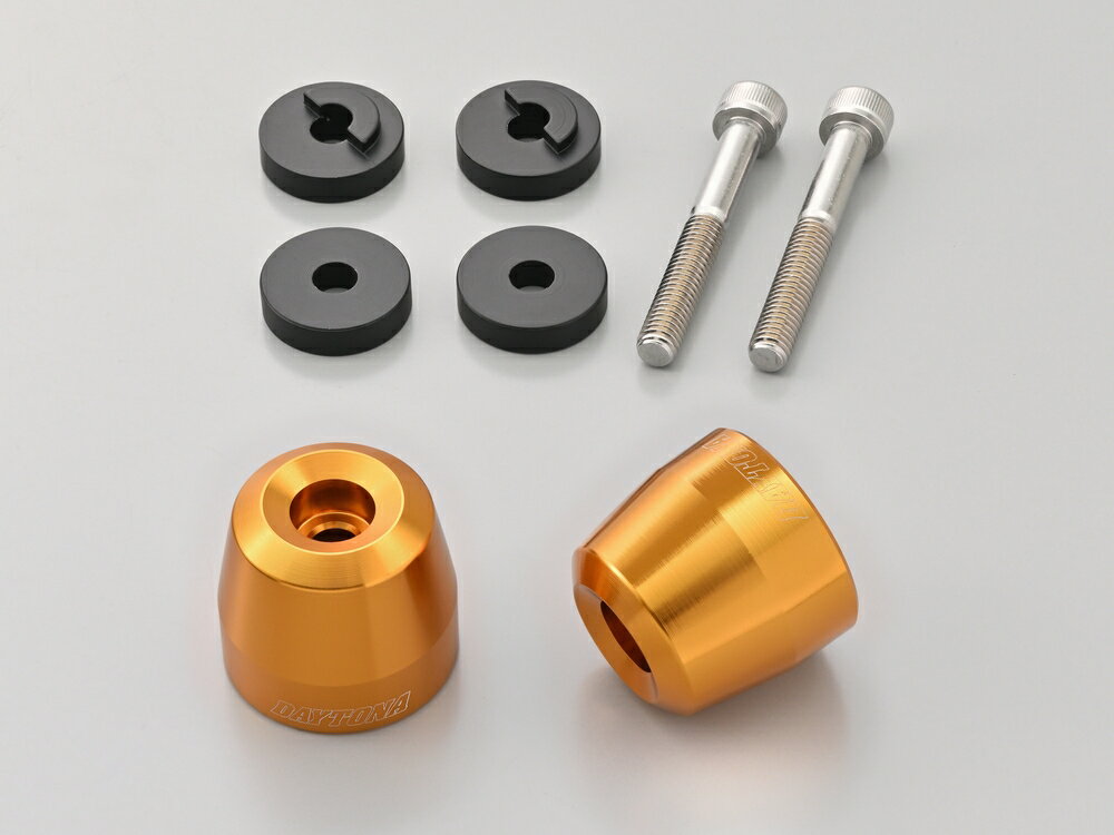 DAYTONA アルミビレットバーエンド 純正ハンドル用 サーフェイス HONDA車 M6タイプ 63925