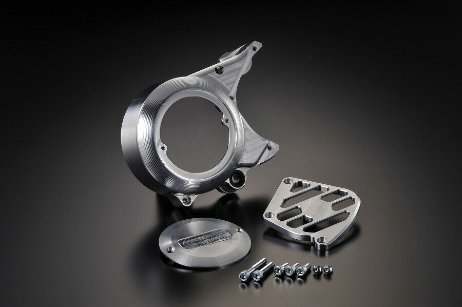 Gクラフト カブケイ アルミビレットジェネレーターカバー 横型エンジン用 37124