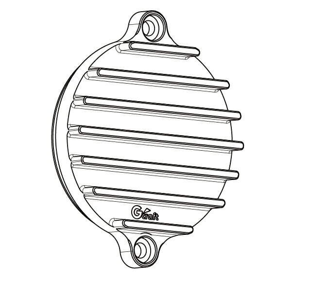Gクラフト モンキー125 カムカバー シルバー 31256