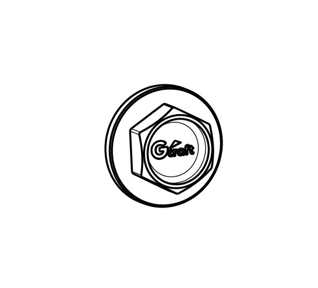 Gクラフト モンキー125 サービスホールキャップ シルバー 31272