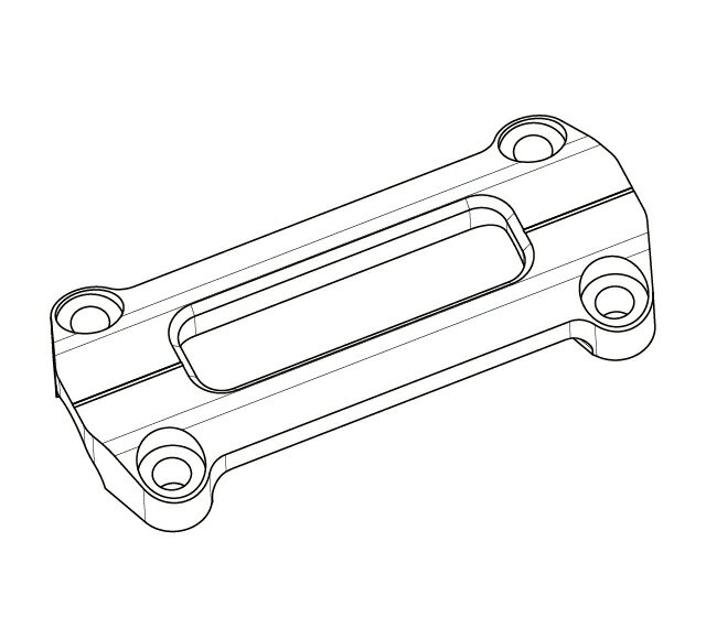 Gクラフト モンキー125 ハンドルクランプ シルバー 31267