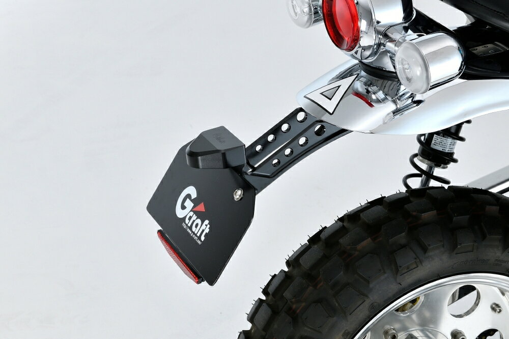 Gクラフト モンキー125 ビレットライセンスホルダー 31530