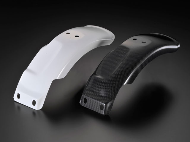 Gクラフト モンキー5L リアショートフェンダー FRP/白ゲル 33403