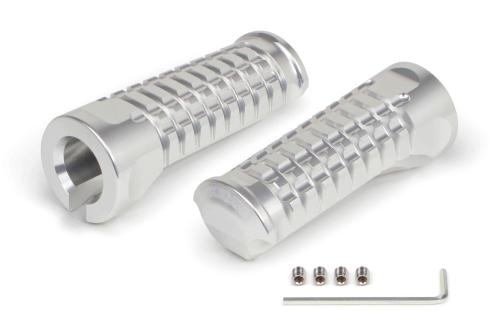 スペシャルパーツ武川 モンキー CD50 DAX Ape ゴリラ 12V DAX50 CD50/CL50 スーパーカブ リトルカブ ビレットステップバーキット(シルバー) 06-13-0052