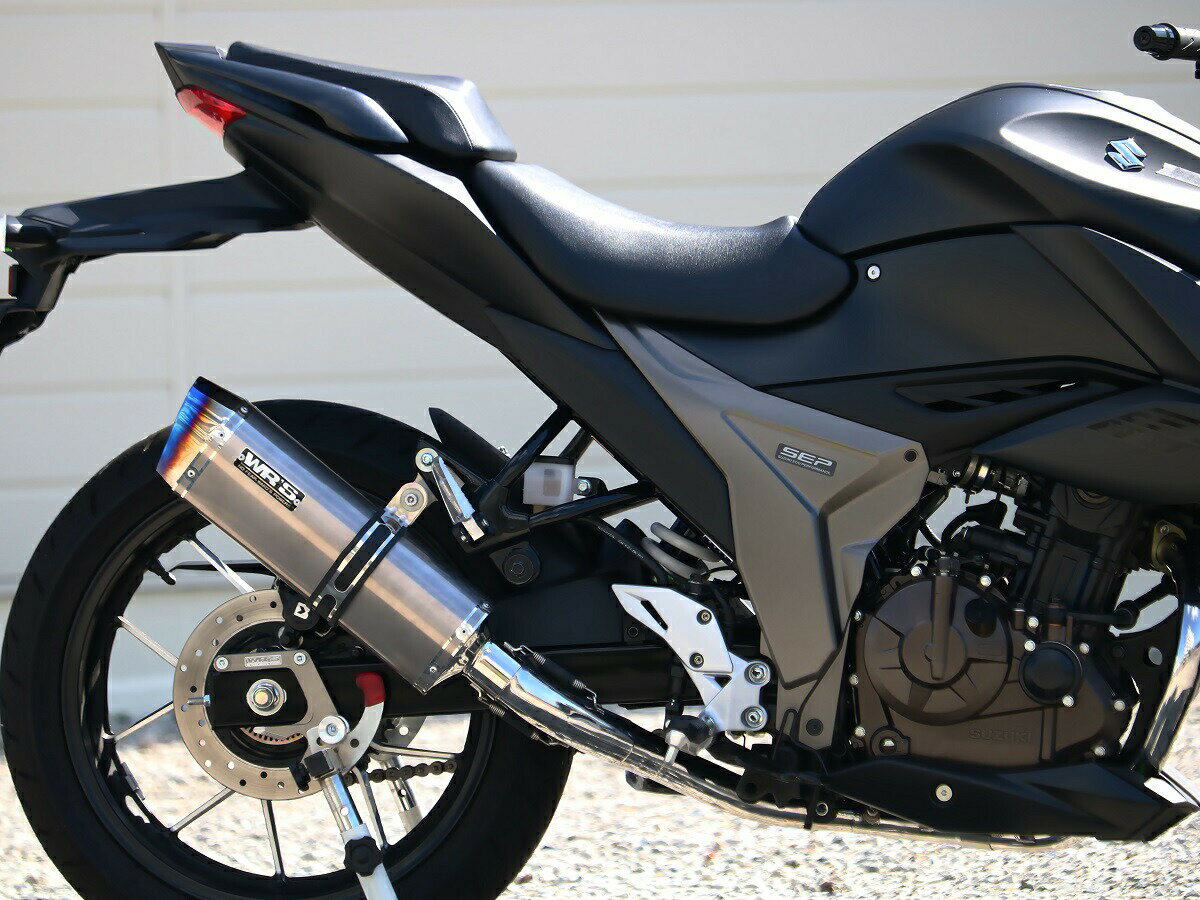 WR'S ジクサー250('20) SS-OVAL フルエキゾーストマフラー ソリッドチタンサイレンサー JMCA認証 LK3255JM