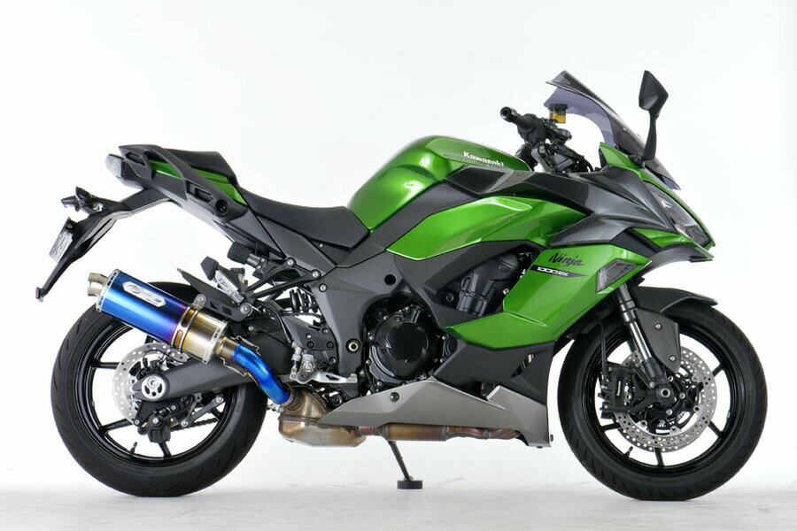 NOJIMA（ノジマ） Ninja1000SX('20-) HEATチタンサイレンサー 機械曲げスリップオンマフラー NT664SGTH-CLK
